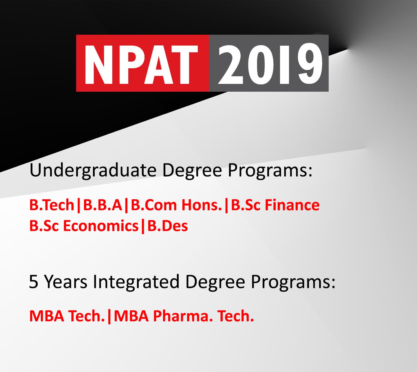 NPAT - NMIMS Programs After Twelfth 