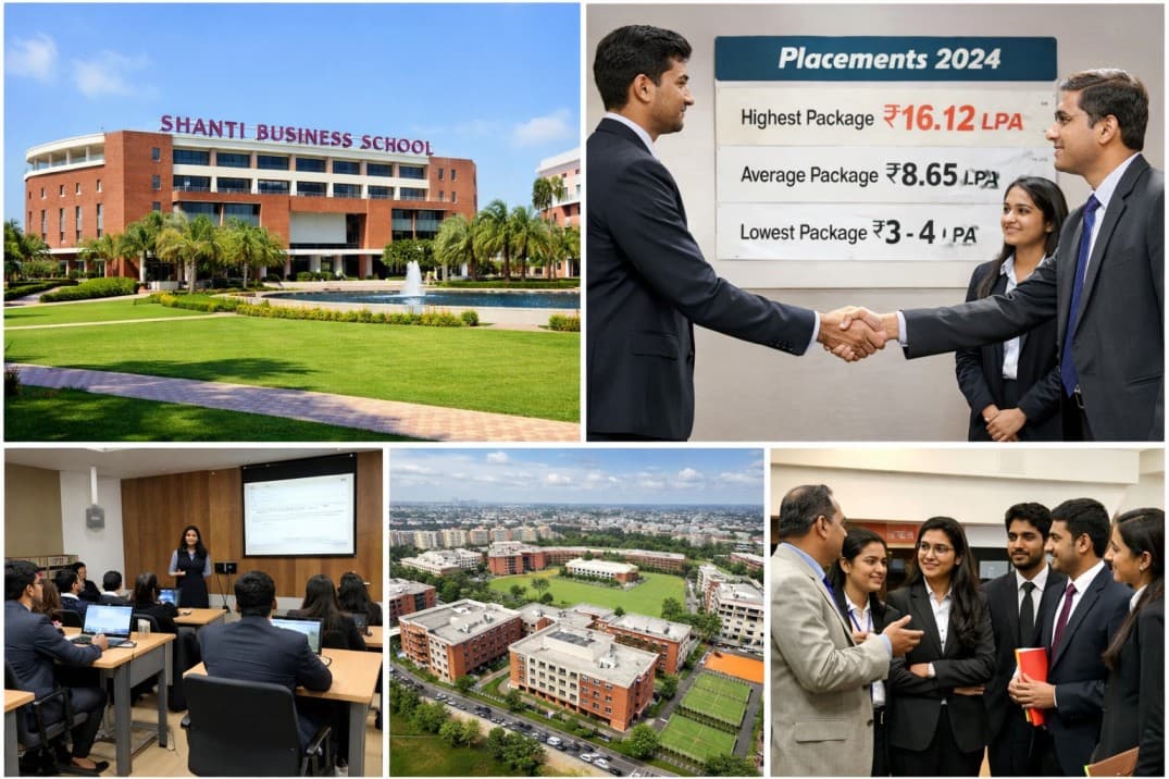 Shanti Business School (SBS) Ahmedabad | Fee Structure, Placements, Ranking, Admission
