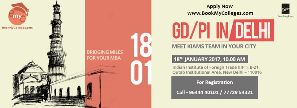 KIAMS PGDM Admission Process | Group Discussion & PI Delhi | BookMyColleges