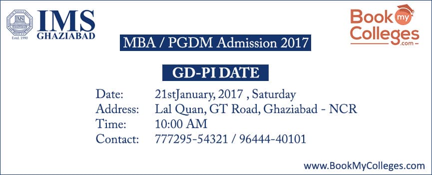 IMS Ghaziabad PGDM Admission 2027–29: Eligibility, Fees, GDPI, Placements & Scholarships