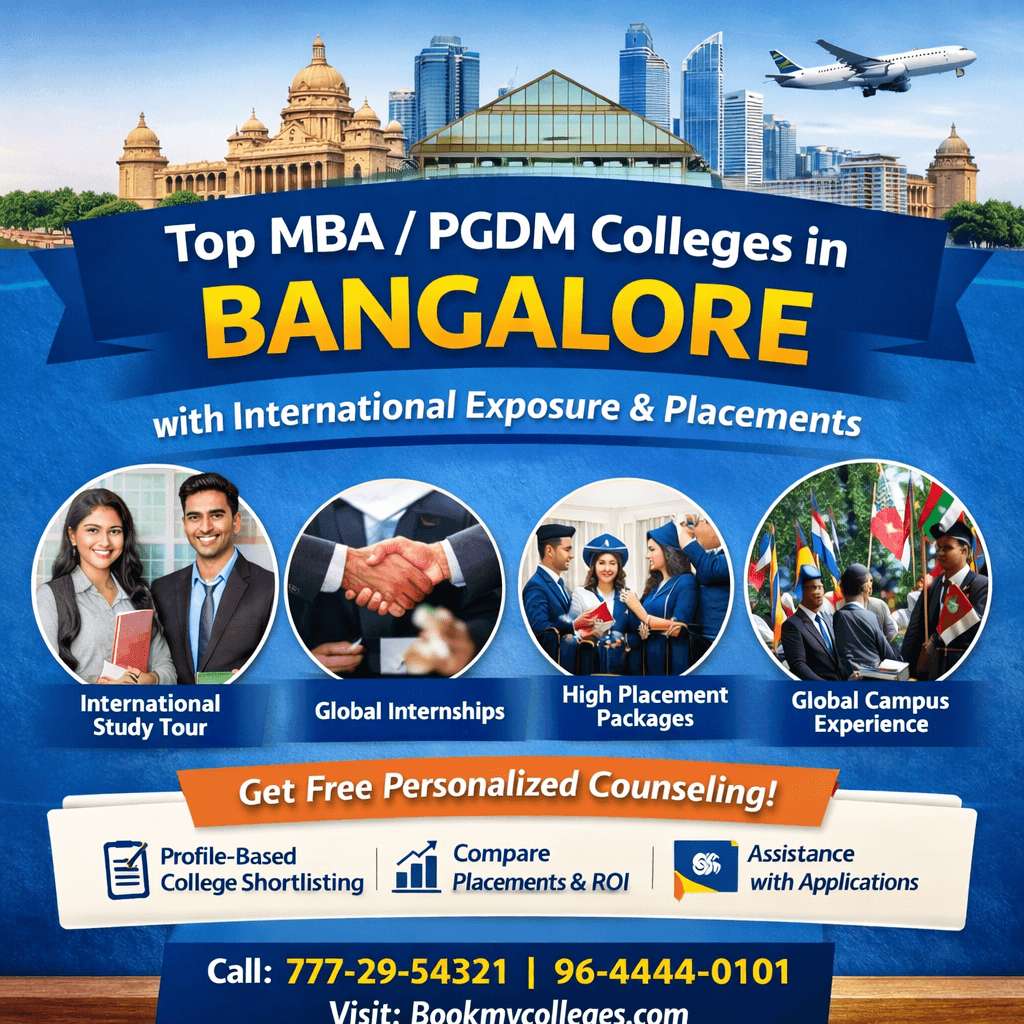 Top MBA/PGDM Colleges in Bangalore with International Exposure & 100% Placement Assistance